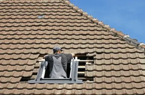 Pose de velux - Thoiras